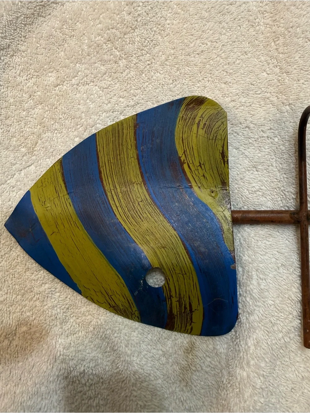 Primitive 🐠 FISH rack : Decor to hang keys / light items - Metal